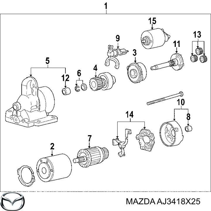 Бендикс Mazda AJ3418X25 ціна, від 203.66 USD