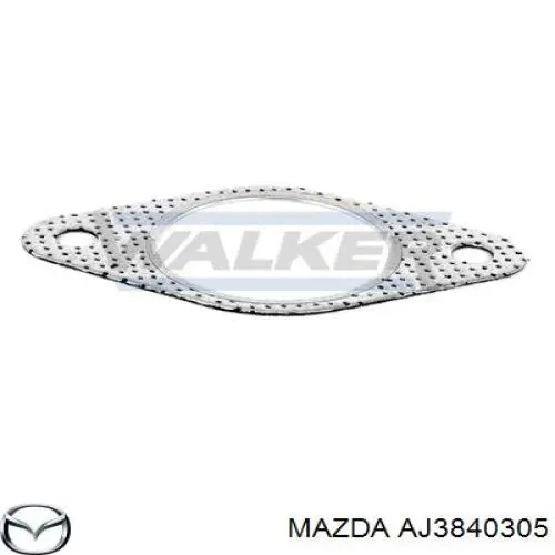 Прокладка прийомної труби глушника Mazda AJ3840305 ціна, від 2.36 USD