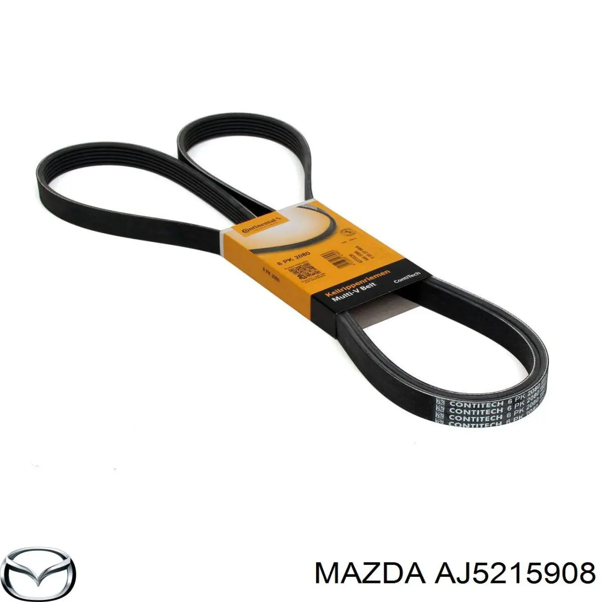 Клиновий ремінь Mazda AJ5215908 ціна, від 13.06 USD