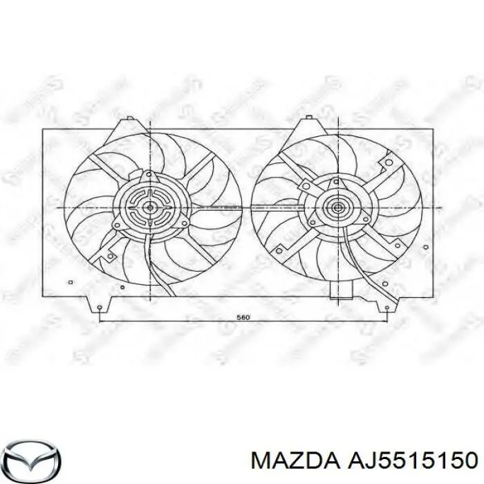 AJ5515150 Mazda 