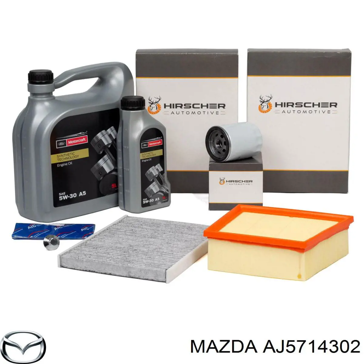 Масляний фільтр AJ5714302 Mazda