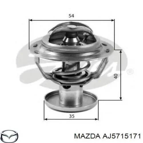 Термостат AJ5715171 Mazda