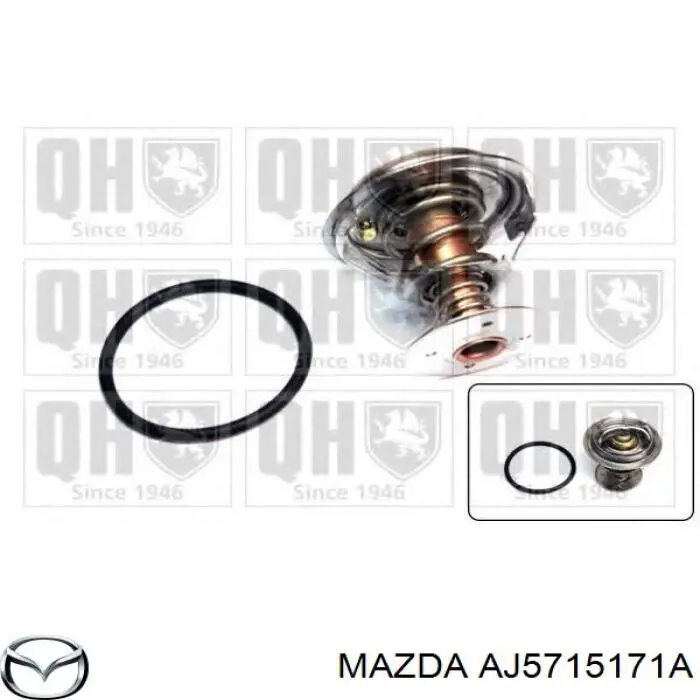 Автомобільний термостат Mazda AJ5715171A ціна, від 13.98 USD