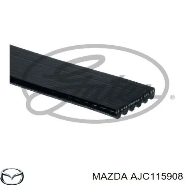 AJC115908 Mazda ремінь приводний, агрегатів