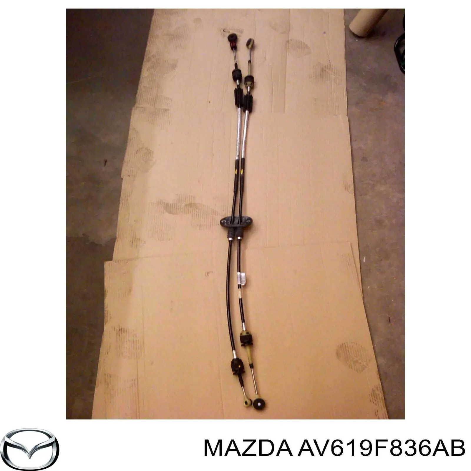 AV619F836AB Mazda Педаль газу (акселератора)