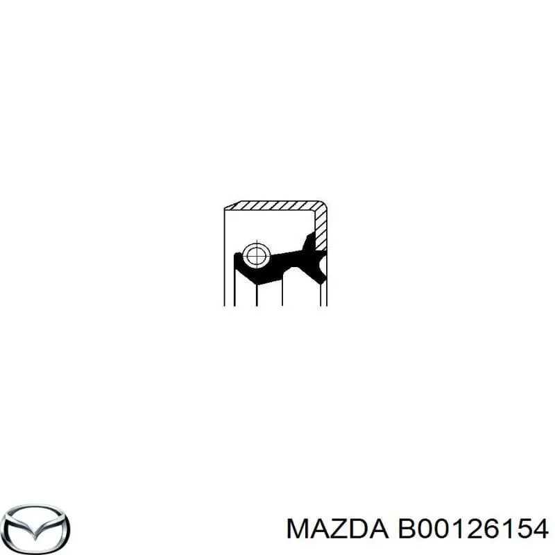 Сальник задньої маточини B00126154 Mazda