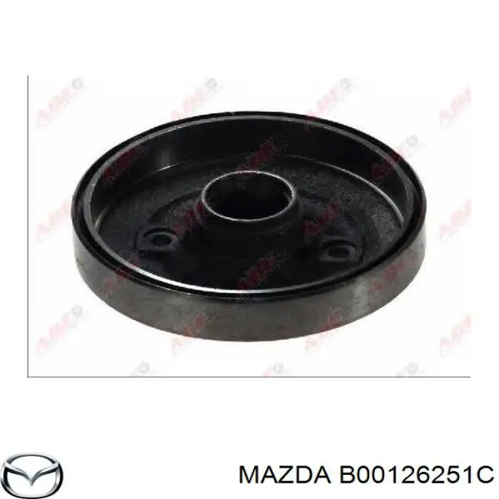 Барабан гальмівний задній B00126251A Mazda