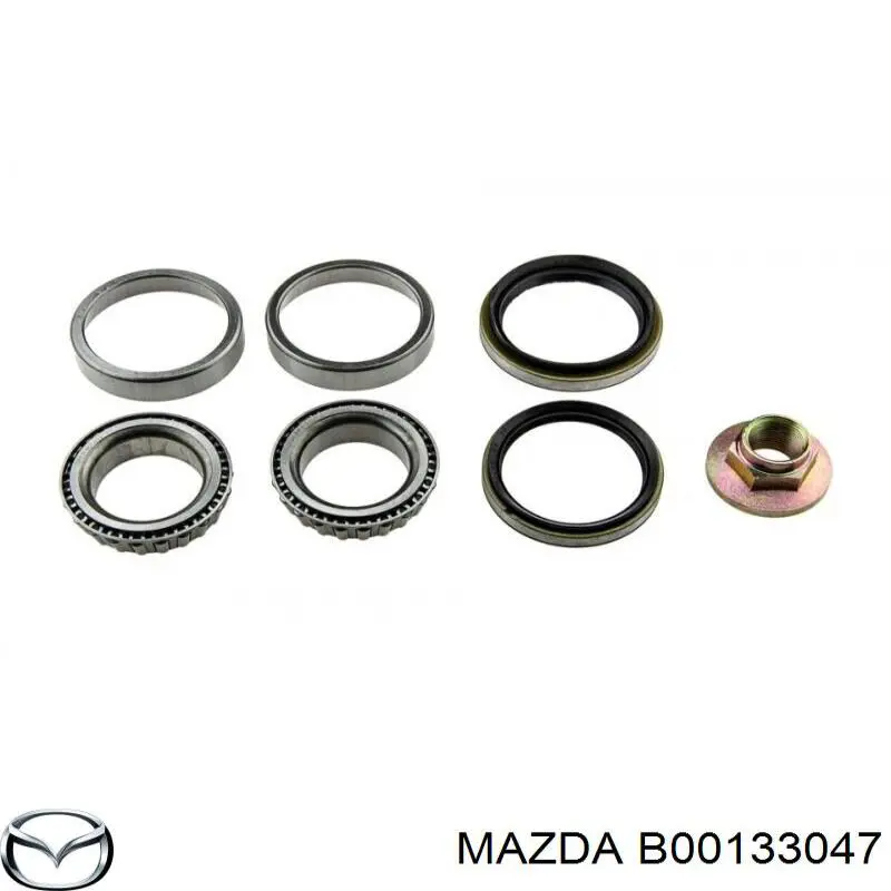 Комплект підшипник маточини передньої Mazda B00133047 ціна, від 11.92 USD
