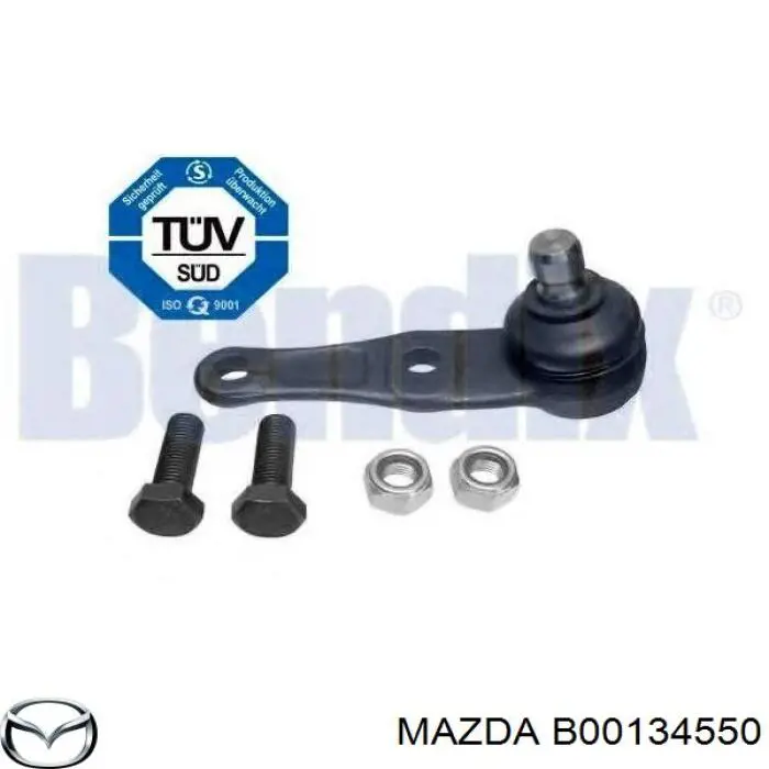 Кульова опора, нижня Mazda B00134550 ціна, від 8.87 USD