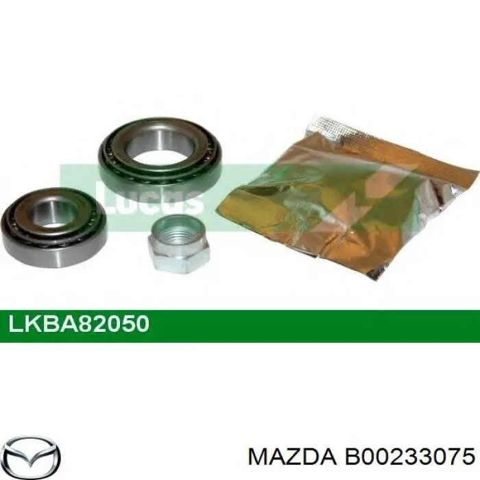 Підшипник ступиці задньої, зовнішній Mazda B00233075