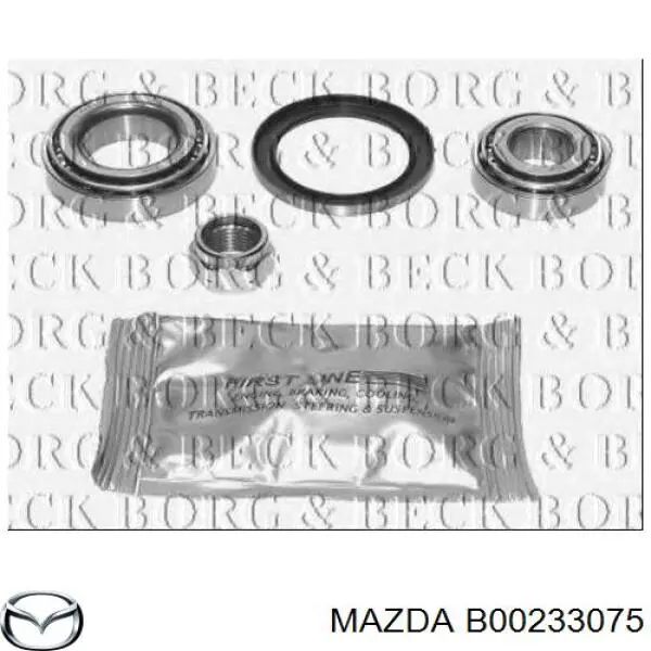 Підшипник задньої маточини зовнішній Mazda B00233075 ціна, від 5.12 USD