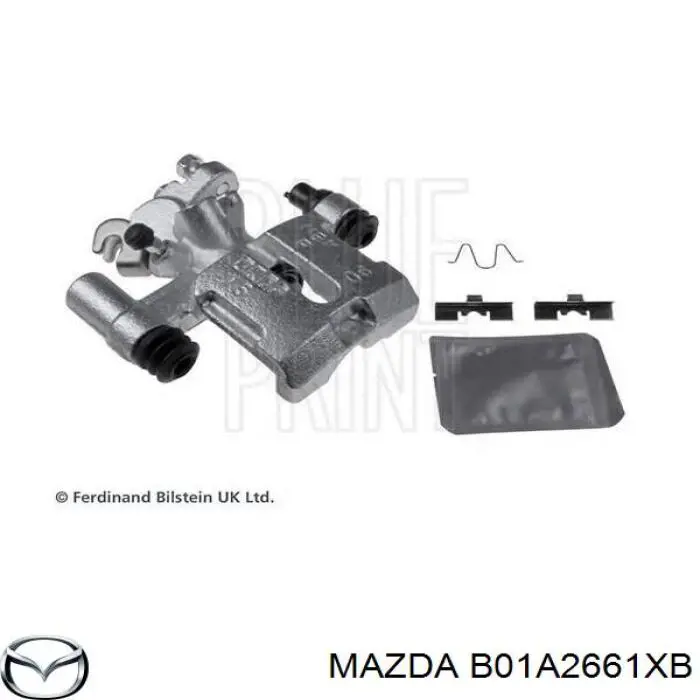 Супорт гальмівний задній лівий Mazda RX-8 (SE) (Мазда Рх 8)