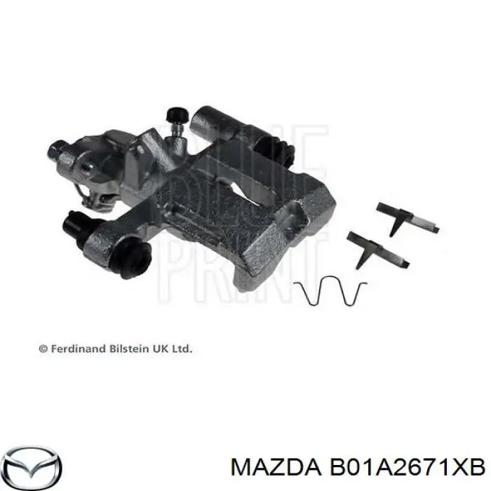 B01A2671XB Mazda супорт гальмівний задній правий
