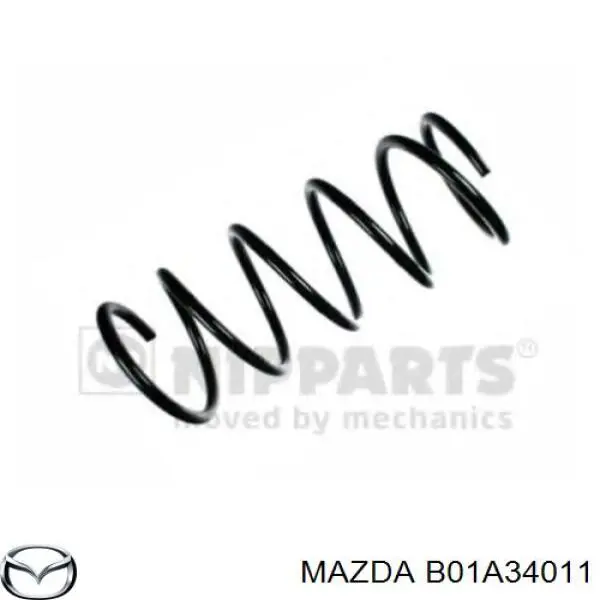 Пружина передня Mazda B01A34011 ціна, від 30.80 USD