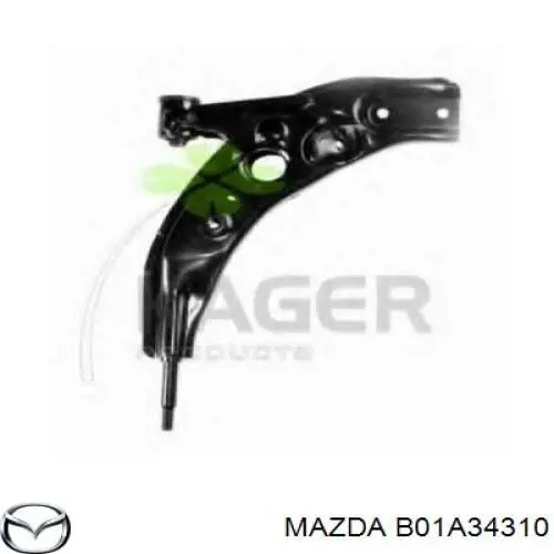 Важіль передньої підвіски нижній, правий B01A34310 Mazda