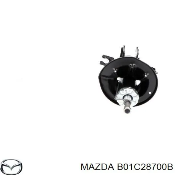 Амортизатор задній, правий B01C28700B Mazda
