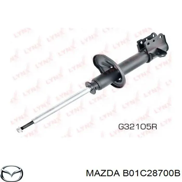 B01C28700B Mazda амортизатор задній, правий