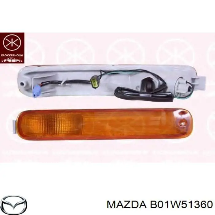 B01W51360 Mazda покажчик повороту лівий