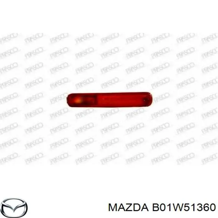 Купити B01W51360 Mazda Лівий ліхтар покажчика повороту