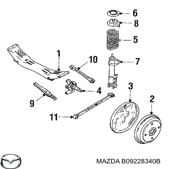 B09228340B Mazda 