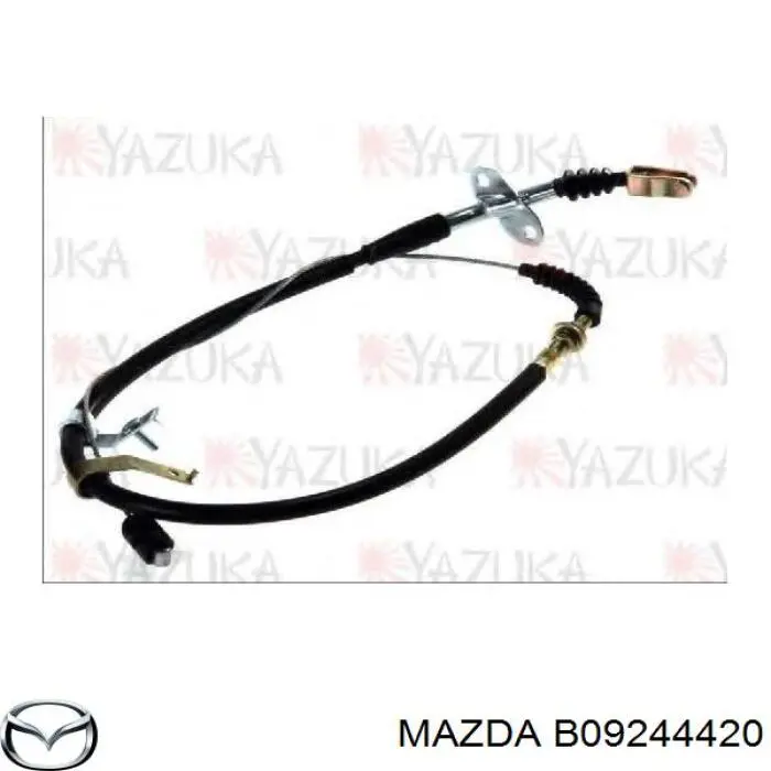 B09244420 Mazda Трос ручника задній лівий