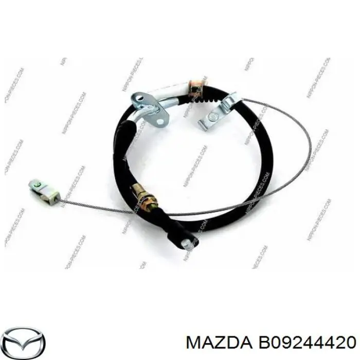 Трос стоянкового гальма задній лівий Mazda B09244420 ціна, від 57.01 USD