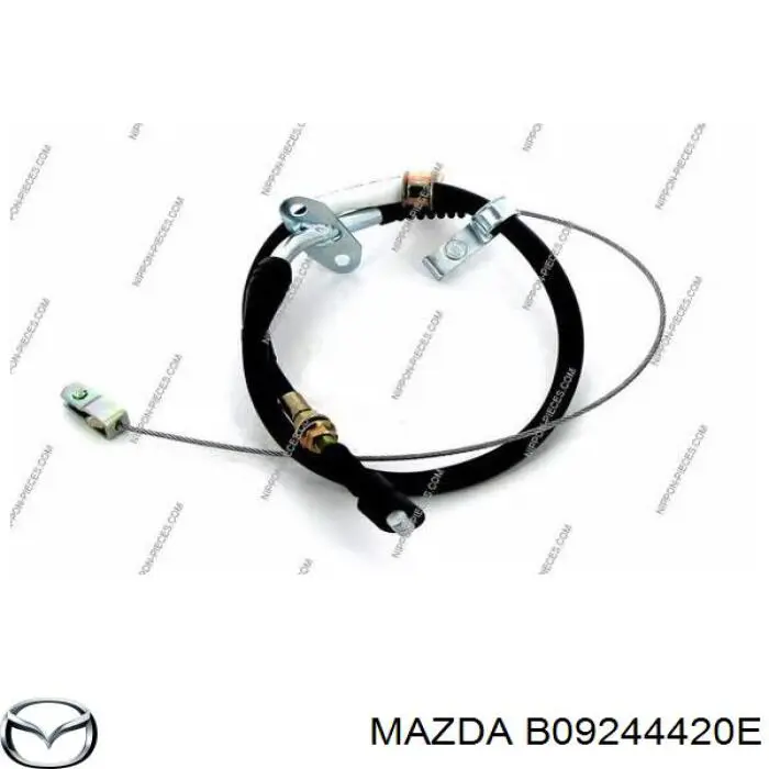 B09244420A Mazda Трос ручника задній лівий