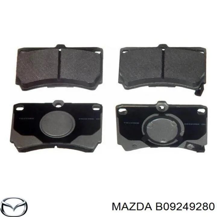 Колодки гальмівні передні, дискові B09249280 Mazda