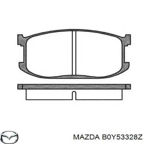 Колодки гальмівні передні, дискові B0Y53328Z Mazda