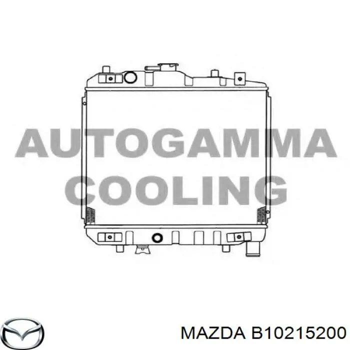 Радіатор основний Mazda B10215200 ціна, від 26.88 USD