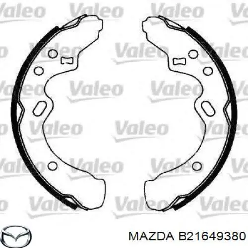 Колодки гальмові задні, барабанні Mazda B21649380 ціна, від 12.92 USD