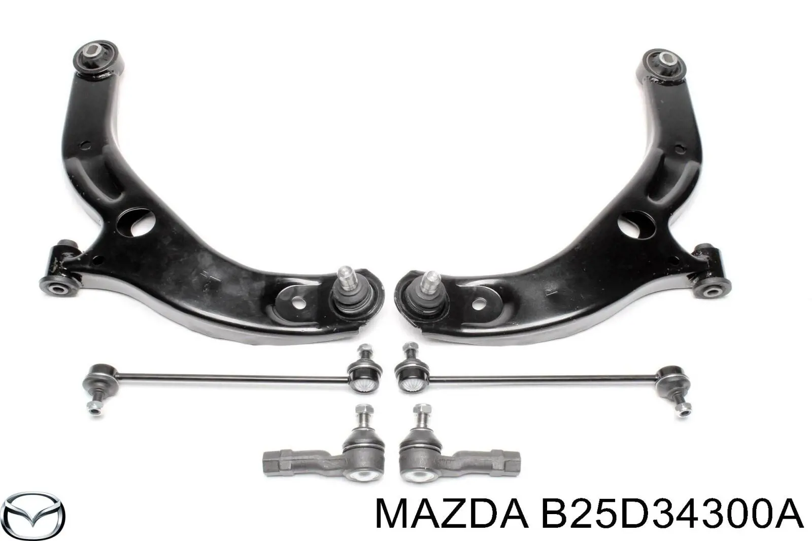 Важіль передньої підвіски нижній, правий B25D34300A Mazda