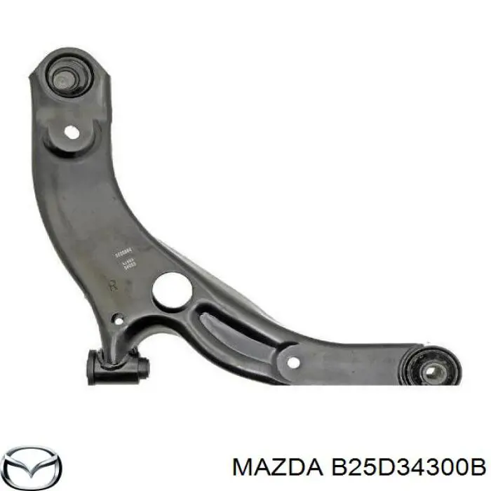 Важіль передньої підвіски нижній, правий B25D34300B Mazda