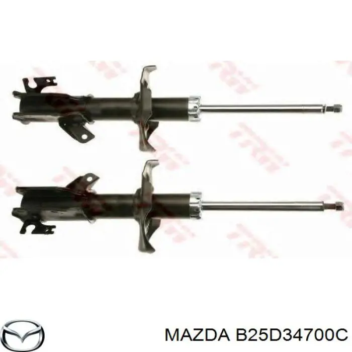 Амортизатор передній, правий B25D34700C Mazda