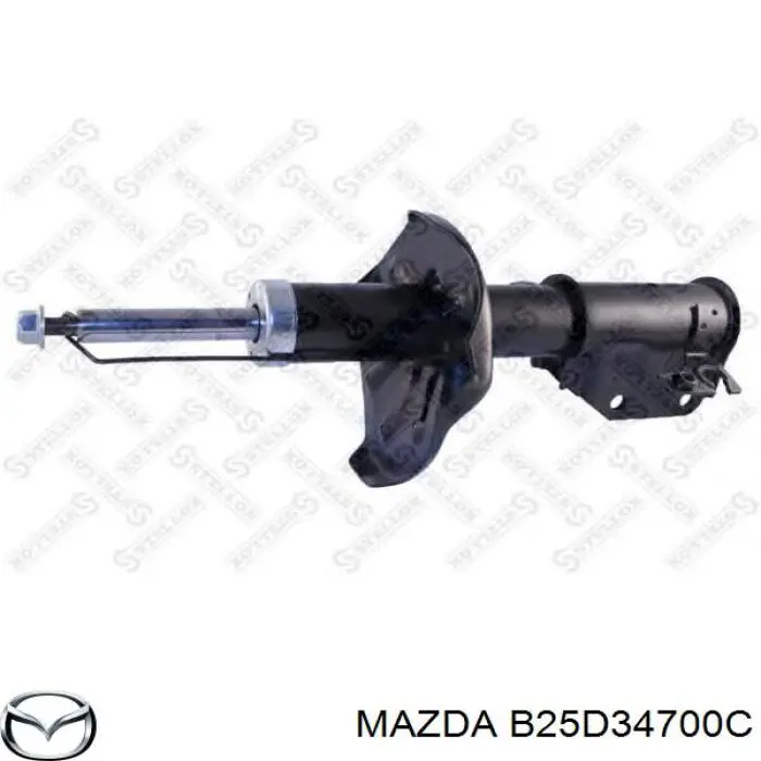 Амортизатор передній, правий Mazda B25D34700C ціна, від 54.67 USD