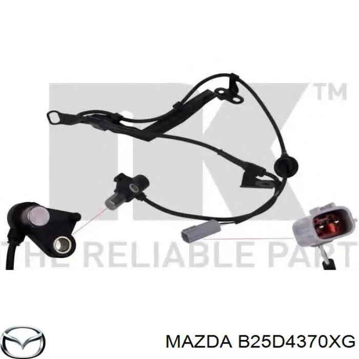 Датчик антиблокувальної системи гальмування Mazda B25D4370XG ціна, від 17.10 USD