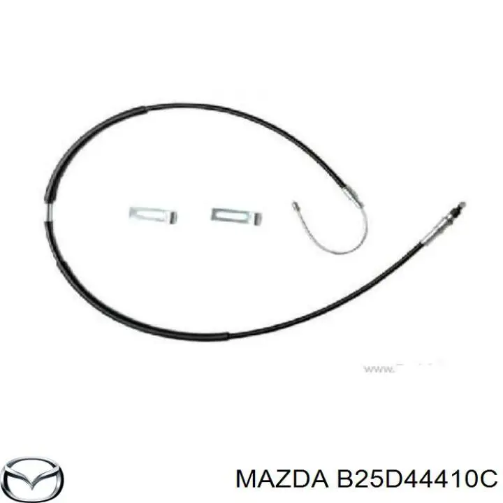 B25D44410B Mazda Трос ручного гальма задній, правий