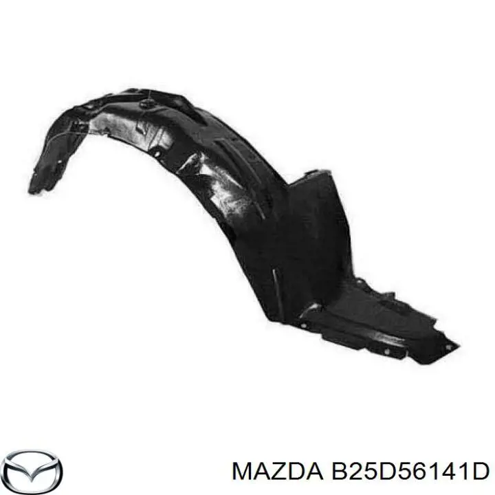 Підкрилок переднього крила, лівий Mazda B25D56141D ціна, від 25.34 USD