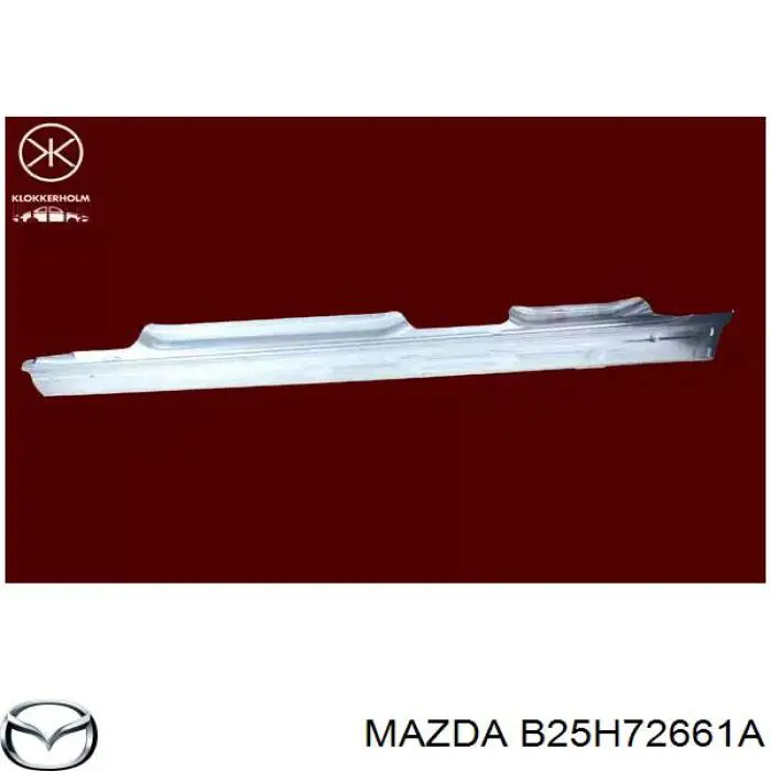 B25H72661A Mazda Скло кутове дверей задніх