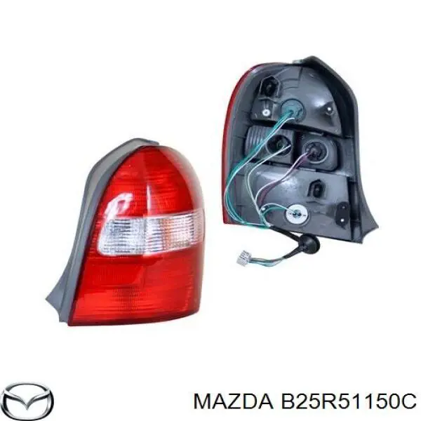 Ліхтар задній правий Mazda 323 F 6 (BJ) (Мазда 323)