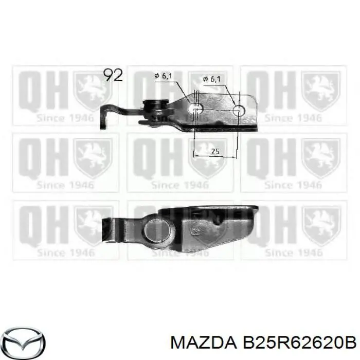 Купити B25R62620B Mazda Амортизатор двері багажника