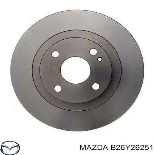 Диск гальмівний задній Mazda B26Y26251