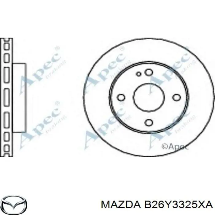 Купити B26Y3325XA Mazda Ротор гальмівний