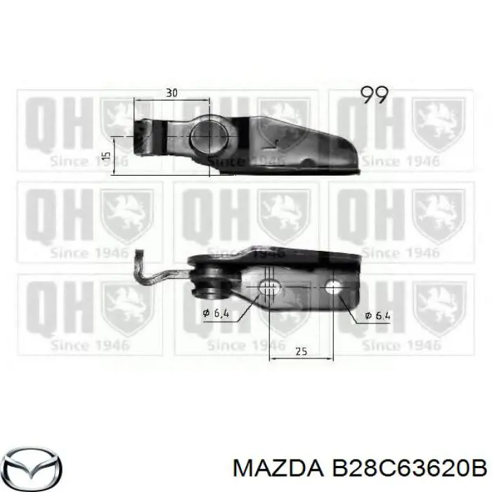 Купити B28C63620B Mazda Амортизатор двері багажника