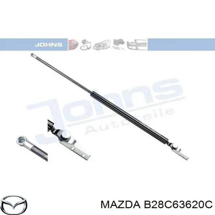 Купити B28C63620C Mazda Амортизатор двері багажника