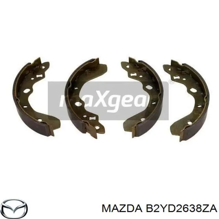 Колодки гальмові задні, барабанні Mazda B2YD2638ZA ціна, від 18.85 USD