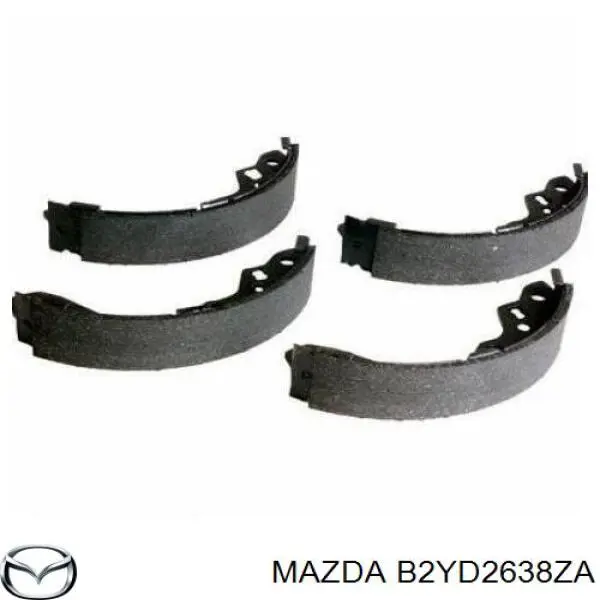 Купити B2YD2638ZA Mazda Колодки гальмові задні, барабанні