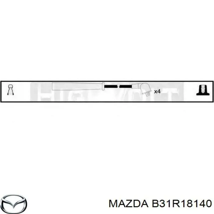 Дріт високовольтний, комплект B31R18140 Mazda