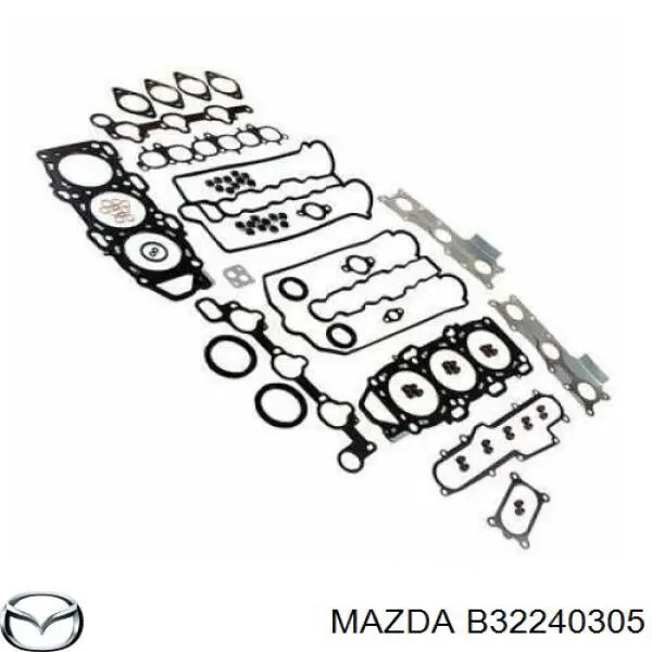 Прокладка прийомної труби глушника Mazda B32240305 ціна, від 3.59 USD
