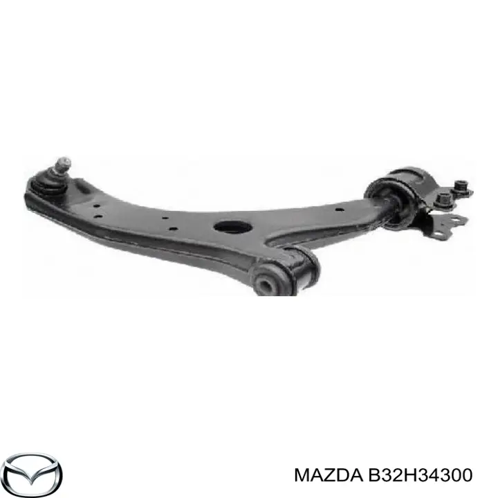 Важіль передньої підвіски нижній, правий B32H34300 Mazda